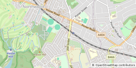 Map of Northwood