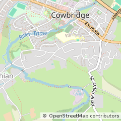 Map of Cowbridge, South Glamorgan