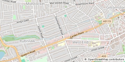 Map of Aberdeen