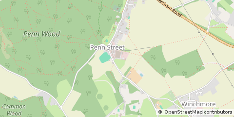 Map of Amersham, Bucks