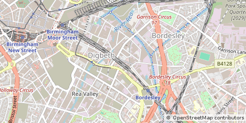 Map of Burton Upon Trent, Staffordshire