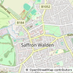 Map of Saffron Walden, Essex