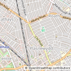 Map of Cardiff