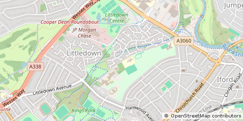 Map of Bournemouth