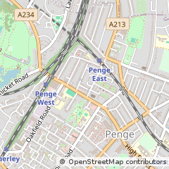 Map of Penge, London