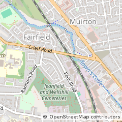 Map of Perth, Perthshire