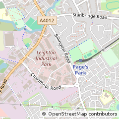 Map of Billington Road, Leighton Buzzard
