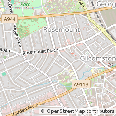 Map of Aberdeen, Grampian