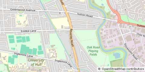 Map of Hull
