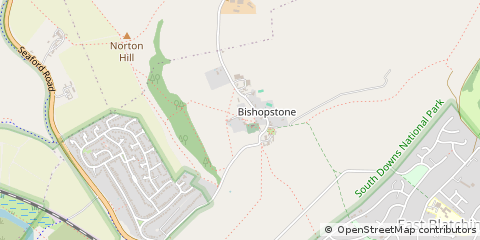 Map of Seaford, East Sussex