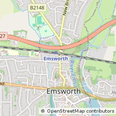 Map of Emsworth, Hampshire