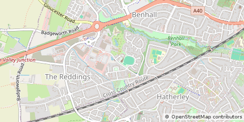 Map of Cheltenham