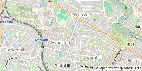 Map of Glasgow