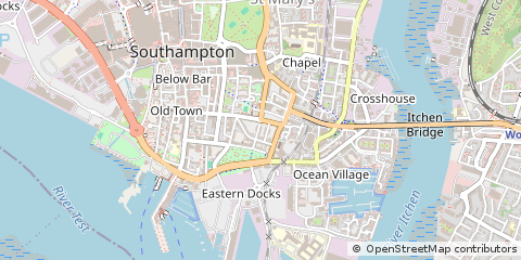 Map of Southampton