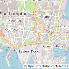 Map of Southampton