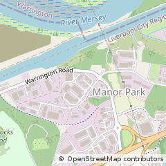 Map of Runcorn, Cheshire