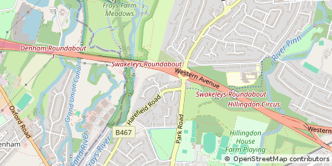 Map of Uxbridge