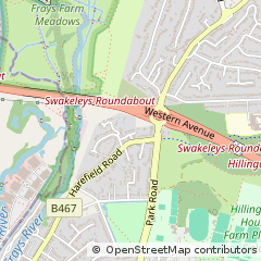 Map of Uxbridge