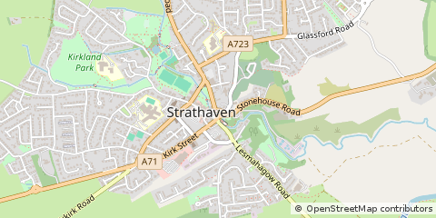 Map of Strathaven