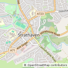 Map of Strathaven