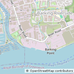 Map of London, Barking