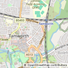 Map of Tamworth