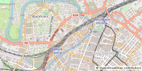 Map of Salford