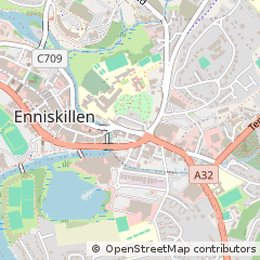 Map of Enniskillen, CO. Fermanagh