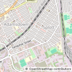 Map of Cardiff