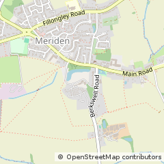 Map of Coventry, West Midlands