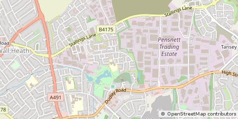 Map of Kingswinford, West Midlands