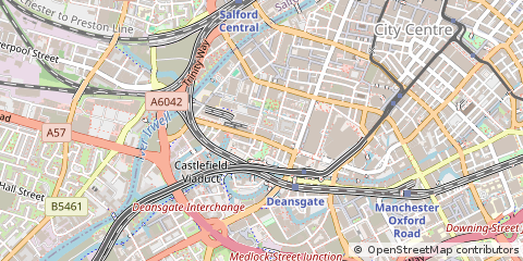 Map of Manchester