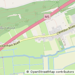 Map of Clevedon, Somerset