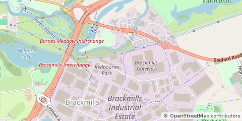 Map of Northampton, Northamptonshire