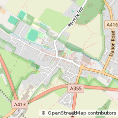 Map of OLD Amersham, Buckinghamshire