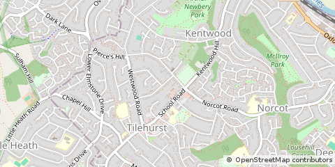 Map of Reading, Berkshire