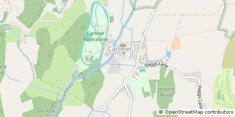 Map of Grange-Over-Sands, Cumbria