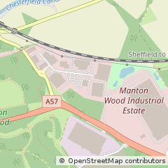 Map of Worksop, Notts