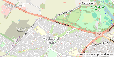 Map of Derby, Derbyshire