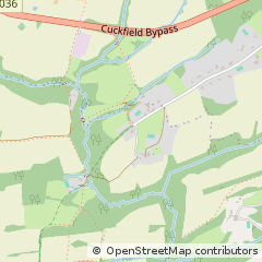 Map of Cuckfield, West Sussex