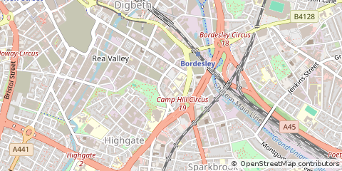 Map of Birmingham