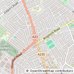 Map of Thornton Heath