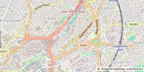 Map of Bristol