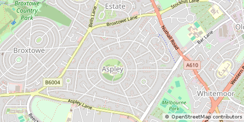 Map of Nottingham