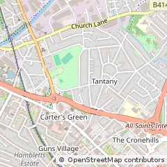 Map of West Bromwich
