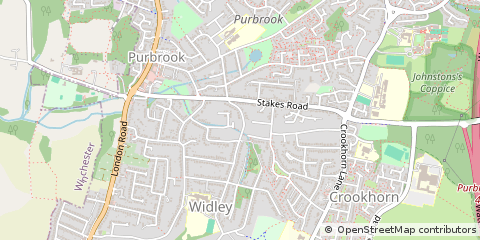 Map of Waterlooville, Hampshire