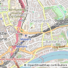 Map of Newcastle Upon Tyne