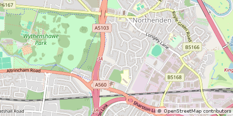 Map of Manchester