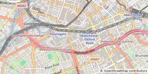 Map of Manchester