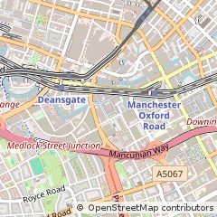 Map of Manchester